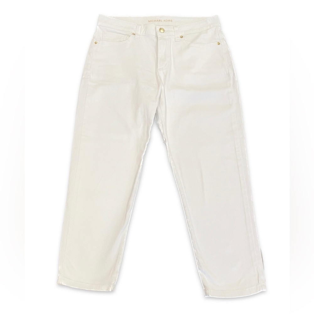 Michael Kors White Cropped Pants